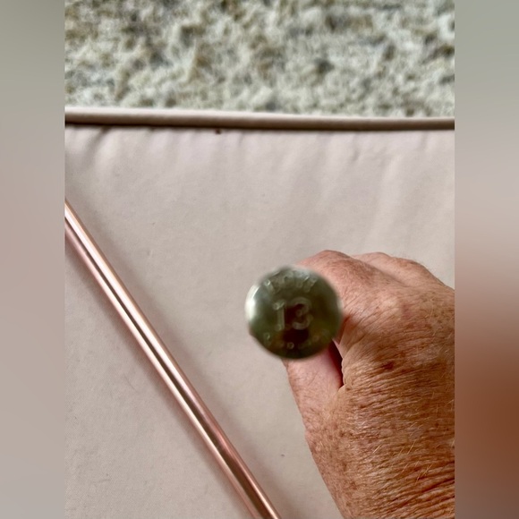 Rose Gold Colored Knitting Needles - Picture 2 of 3